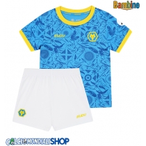 Maglie da calcio Wolves Terza Maglia Bambino 2025-26 Manica Corta (+ Pantaloni corti)